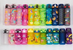 ion8 Butelka bidon na wodę dla dzieci ION8 I8RF350PVHHOG 350 ml jeże 6
