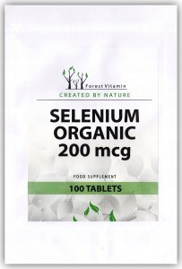 FOREST Vitamin FOREST VITAMIN Selenium Organic 200mcg 100tabs 1