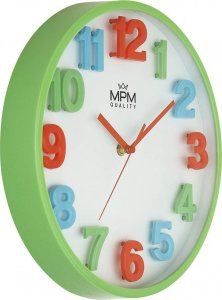 MPM Kolorowy zegar ścienny MPM E01.4186.40 30 cm 5