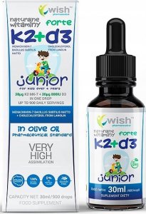 WISH Witaminy K2+D3 Forte Junior 30ml 3