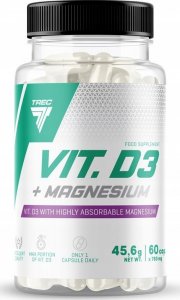 TREC TREC Vit. D3+Magnesium 60caps 1