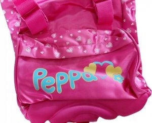 Plecak szkolny wielokomorowy Świnka Peppa Odcienie różu 5