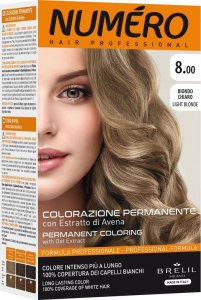 Numero Permanent Coloring farba do włosów 8.00 Light Blonde 140ml 1