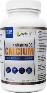 WISH WISH Calcium+Witamina D3 120caps 1