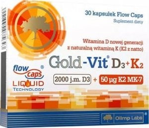 Olimp OLIMP Gold-Vit D3+K2 2000 30caps 1