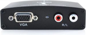 Adapter AV Lindy HDMI - D-Sub (VGA) + Jack 3.5mm czarny (38165) 4
