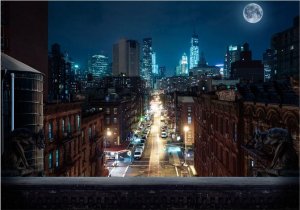 DecoNest Fototapeta - Śpiący Nowy Jork - 250X175 1