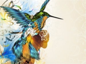 DecoNest Fototapeta - Marvelous bird - 300X231 1
