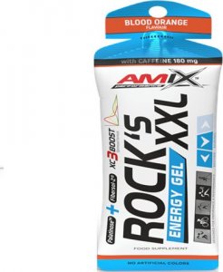 AMIX AMIX Rock's Energy Gel XXL With Caffeine 180mg 65g ZEL ENERGETYCZNY Z KOFEINA Blood Orange 1