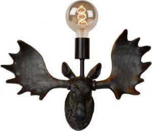 Kinkiet Lucide LAMPA ścienna EXTRAVAGANZA MOOSE 47209/01/30 Lucide designerska OPRAWA kinkiet łoś dekoracyjny czarny 4