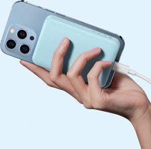 Powerbank Baseus Magnetic Mini 20W 10000mAh Różowy 15