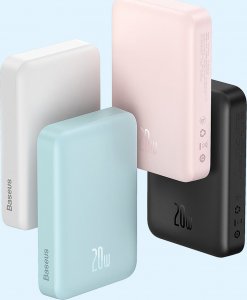 Powerbank Baseus Magnetic Mini 20W 10000mAh Różowy 16