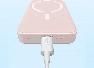 Powerbank Baseus Magnetic Mini 20W 10000mAh Różowy 21