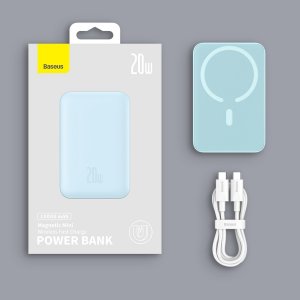 Powerbank Baseus Magnetic Mini 20W 10000mAh Różowy 4