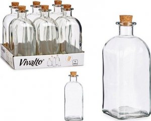 Vivalto Kryztałowa butelka Vivalto Przezroczysty Korek Szkło (1000 ml) 1