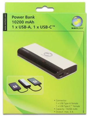 Powerbank Navilock Navilock 10200mAh 2x USB (41502) 5