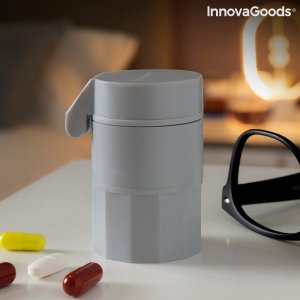 InnovaGoods Pojemnik na Tabletki z Przecinaczem i Rozdrabniaczem 5 w 1 Fivlok InnovaGoods 1