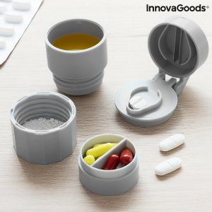 InnovaGoods Pojemnik na Tabletki z Przecinaczem i Rozdrabniaczem 5 w 1 Fivlok InnovaGoods 6
