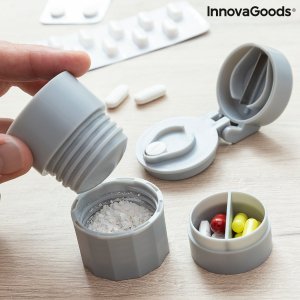 InnovaGoods Pojemnik na Tabletki z Przecinaczem i Rozdrabniaczem 5 w 1 Fivlok InnovaGoods 8