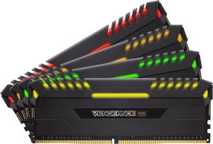 Pamięć Corsair Vengeance LED, DDR4, 32 GB, 3000MHz, CL15 (CMR32GX4M4C3000C15) 3