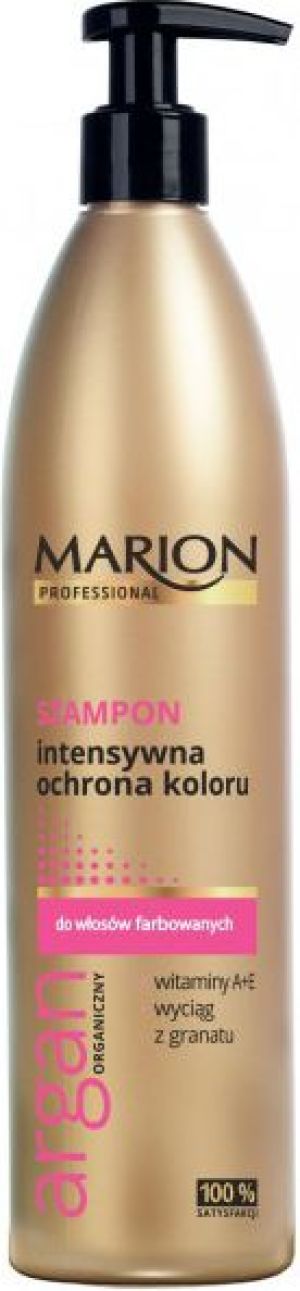 Marion Professional Argan Organiczny Szampon do włosów intensywna ochrona koloru 400g 1