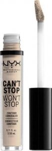 NYX Korektor Twarzy Can't Stop Won't Stop NYX (3,5 ml) - fair 3,5 ml 2