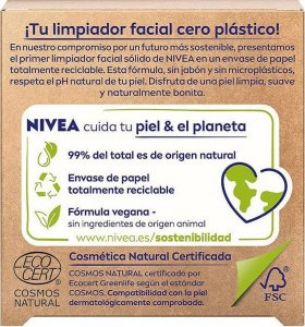 Nivea Środek Czyszczący do Twarzy Naturally Clean Nivea Solid (75 g) 3