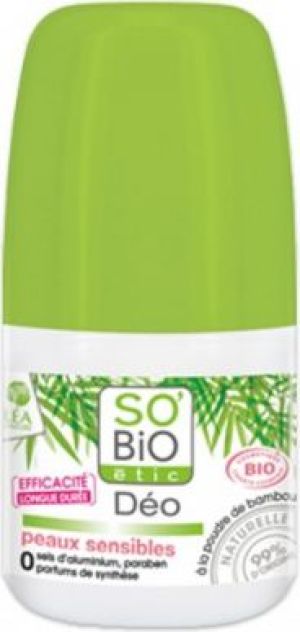 So Bio Organiczny dezodorant do skóry wrażliwej z bambusem, 50ml 1