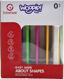 Woopie WOOPIE Elastyczna Kostka Sensoryczna Sorter dla Dzieci Zwierzątka + Grzechotka 7 el. 12