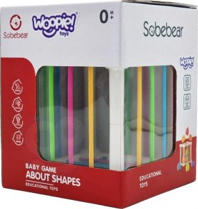 Woopie WOOPIE Elastyczna Kostka Sensoryczna Sorter dla Dzieci Zwierzątka + Grzechotka 7 el. 13