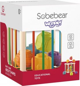 Woopie WOOPIE Elastyczna Kostka Sensoryczna Sorter dla Dzieci Zwierzątka + Grzechotka 7 el. 3