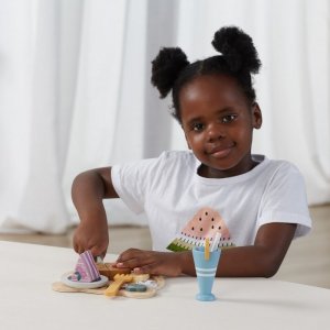 Viga Toys VIGA PolarB Drewniany Zestaw Obiadowy do Krojenia (44058) 3