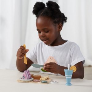 Viga Toys VIGA PolarB Drewniany Zestaw Obiadowy do Krojenia (44058) 4