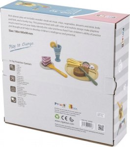 Viga Toys VIGA PolarB Drewniany Zestaw Obiadowy do Krojenia (44058) 8