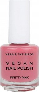Lakier do paznokci Vegan Nail Polish Vera & The Birds Pretty Pink (14 ml) 1