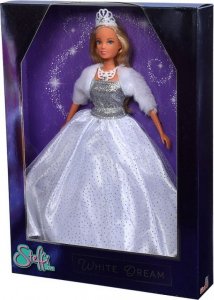 Simba SIMBA Lalka Steffi Biały Sen w Sukni Ślubnej Balowej 9