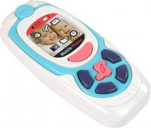 LeanToys Dziecięcy Edukacyjny Telefon Komórkowy Melodia Niebieski 3