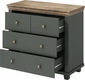 Helvetia Komoda evora 90 x 42 x 81cm biały 2