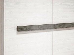 ML Meble Szafa Blanco 92 x 202 x 65 cm biały Lustro: Bez lustra, z wyposażeniem 8