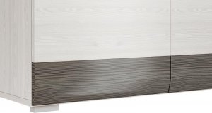 ML Meble Szafa Blanco 92 x 202 x 65 cm biały Lustro: Bez lustra, z wyposażeniem 9