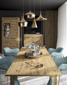 ML Meble Komoda artis 138 x 40 x 94cm dąb artisan 12