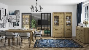 ML Meble Komoda artis 138 x 40 x 94cm dąb artisan 14