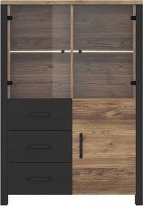 Helvetia Witryna mat 146 x 101 x 43 cm MebleHOT OLIN 6
