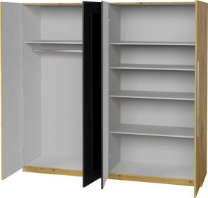 Helvetia Szafa 228 x 214 x 58 cm wielokolorowy lustro 3