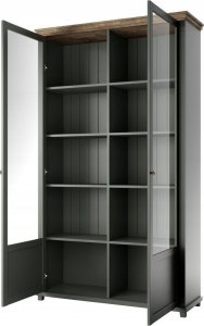 Helvetia Witryna odcienie zieleni mat 200 x 126 x 42 cm EVORA 3