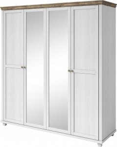 Helvetia Szafa EVORA 200 x 216 x 62 cm lustro, z wyposażeniem 1