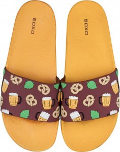 Soxo Klapki Plażowe Premium Unisex SOXO w Piwo | Idealne na Lato Wakacje i na Basen | Gumowe 4243 6