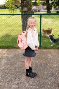 Childhome Childhome Tornister My School Bag Różowy 11