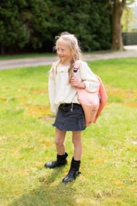 Childhome Childhome Tornister My School Bag Różowy 13