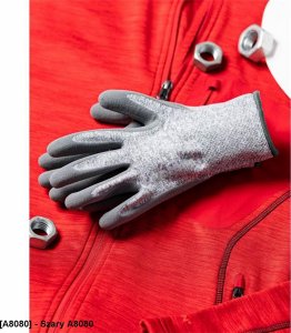 Ardon ARDON NATURE TOUCH 07/S A80 - rękawice częściowo powlekane, oddychające, pianka lateks, pozyskane z recyklingu + spandeks, - Szary A8080 07-SPE 2